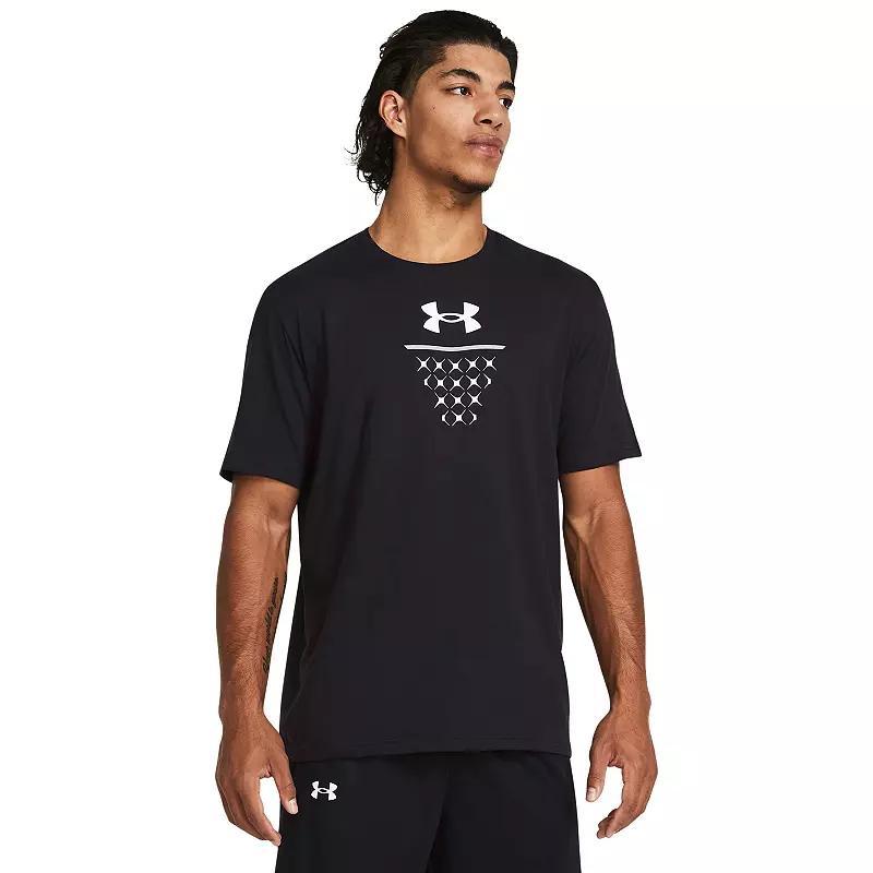 Mens Under Armour Basketball Net Icon Short Sleeve Graphic Tee Product Image