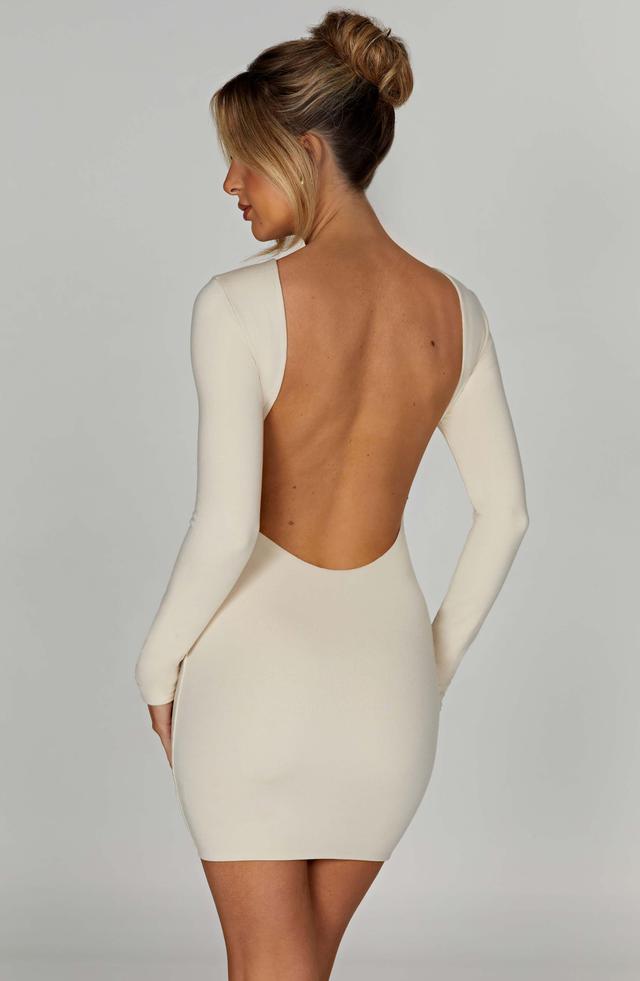 Liana Mini Dress - Cream Product Image