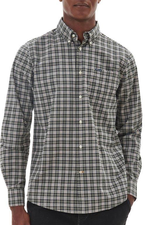 Barbour Lomond Tailored Fit Plaid Stretch Cotton Button-Down Shirt Product Image