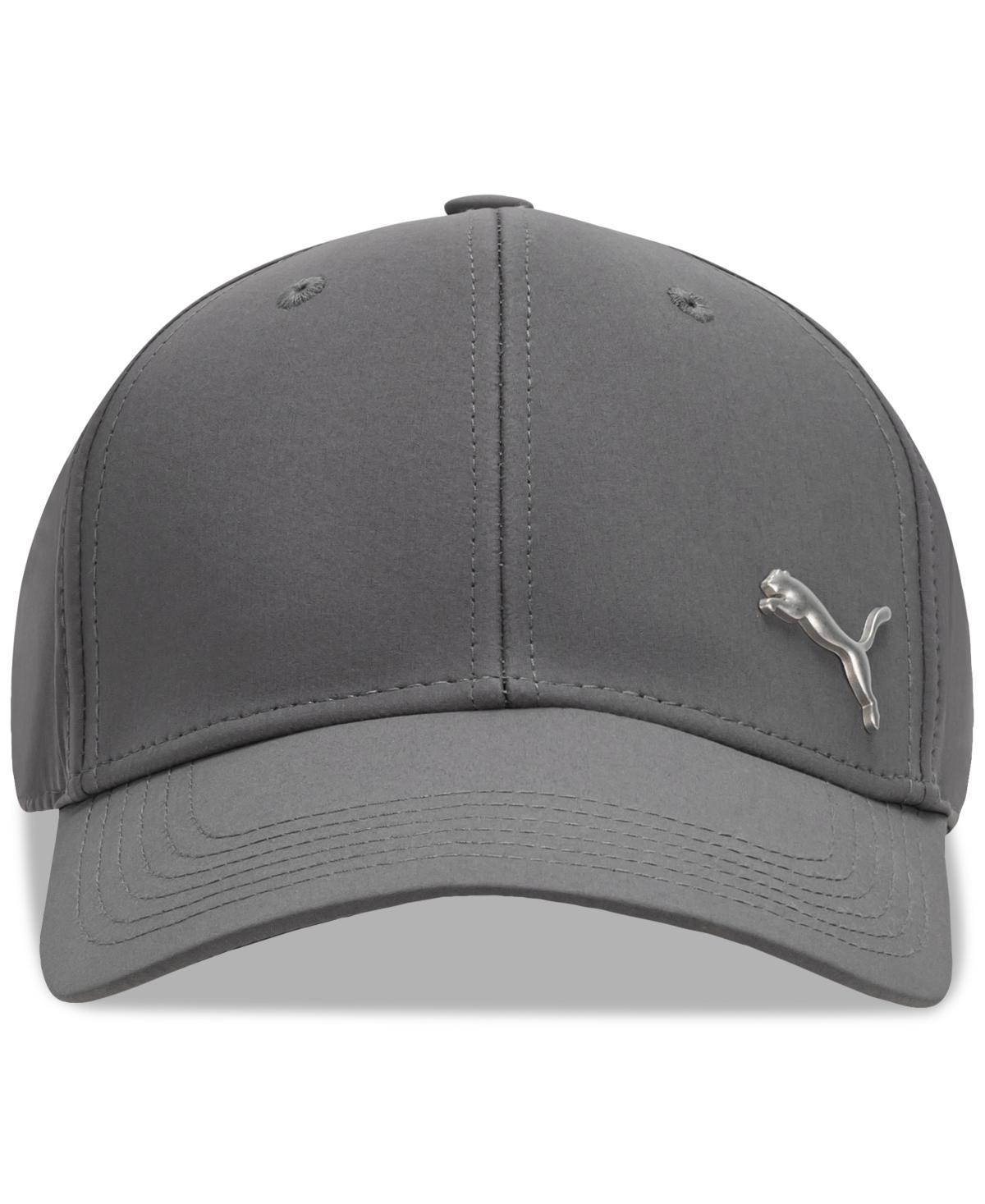 Puma Mens Alloy Solid Color Cat Logo Stretch Fit Cap Traditional/Black Product Image