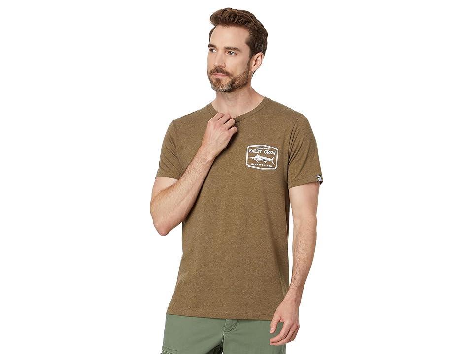 Salty Crew Stealth Short Sleeve Tee (Mocha Heather) Men's Clothing product image