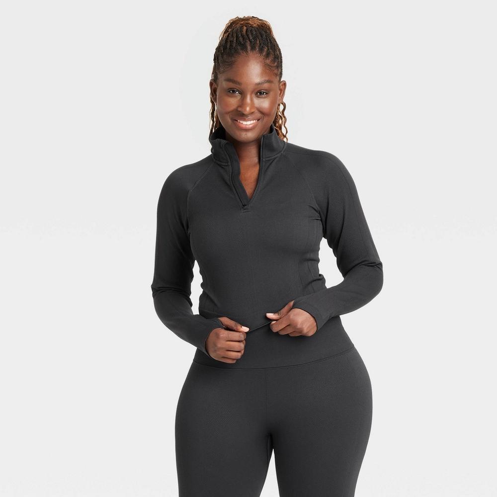 Women's Seamless 1/2 Zip Pullover Jacket - All In Motion™ Product Image