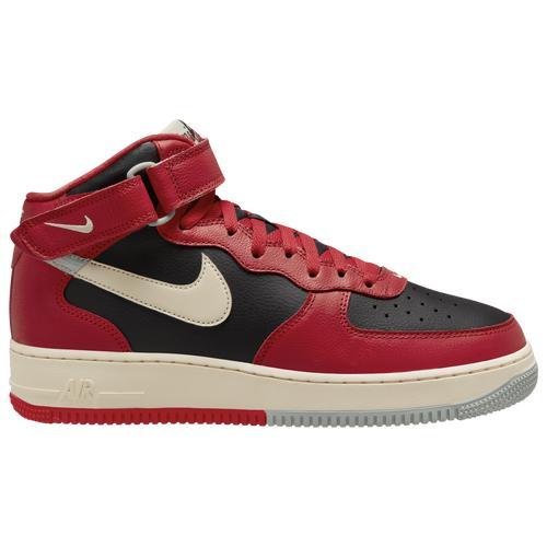 Nike Mens Nike Air Force 1 Mid LV8 RMX - Mens Basketball Shoes Coconut Milk/Lt Silver/Black Product Image