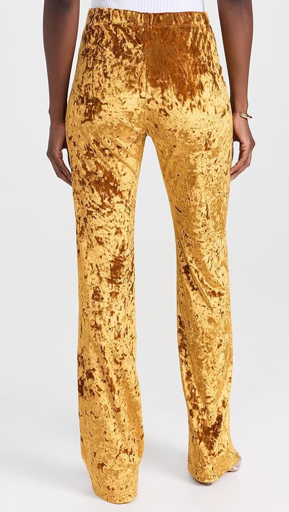 BruceGlen Crushed Velvet Wideleg Pants | Shopbop Product Image