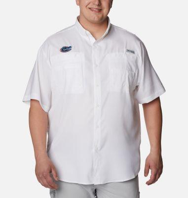 Columbia Mens Collegiate PFG Tamiami Short Sleeve Shirt - Big - Florida- Product Image