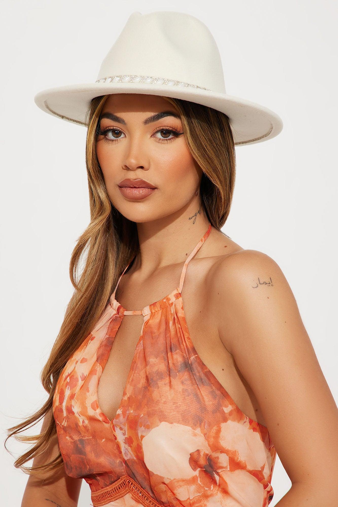 Her Day Fedora Hat - White product image