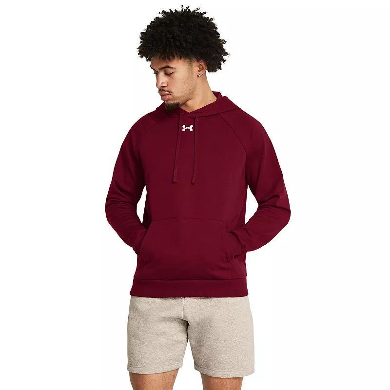 Mens Under Armour Solid Rival Fleece Hoodie Product Image