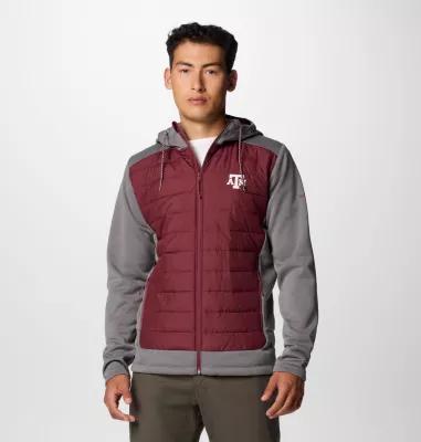 Columbia Men's Collegiate Out-Shield Hybrid Hoodie - Texas A&M- Product Image