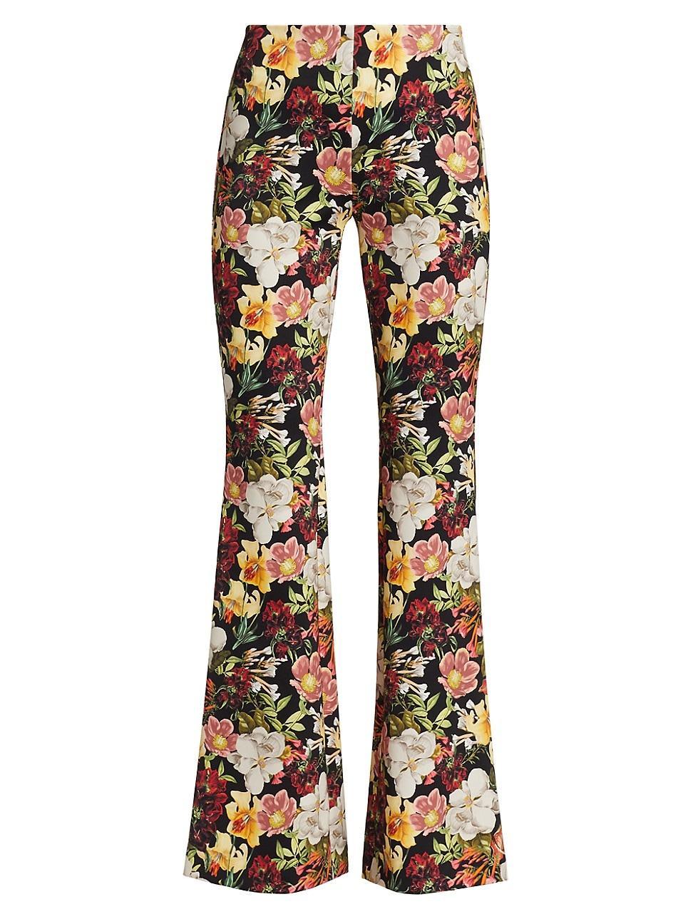 Womens Brynlee Floral Bootcut Pants Product Image