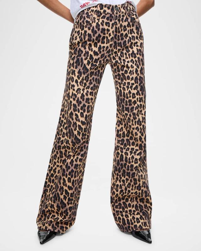 Weezy Leopard Full Length Jeans Product Image