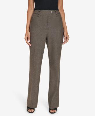 Calvin Klein Womens Houndstooth Pants Product Image