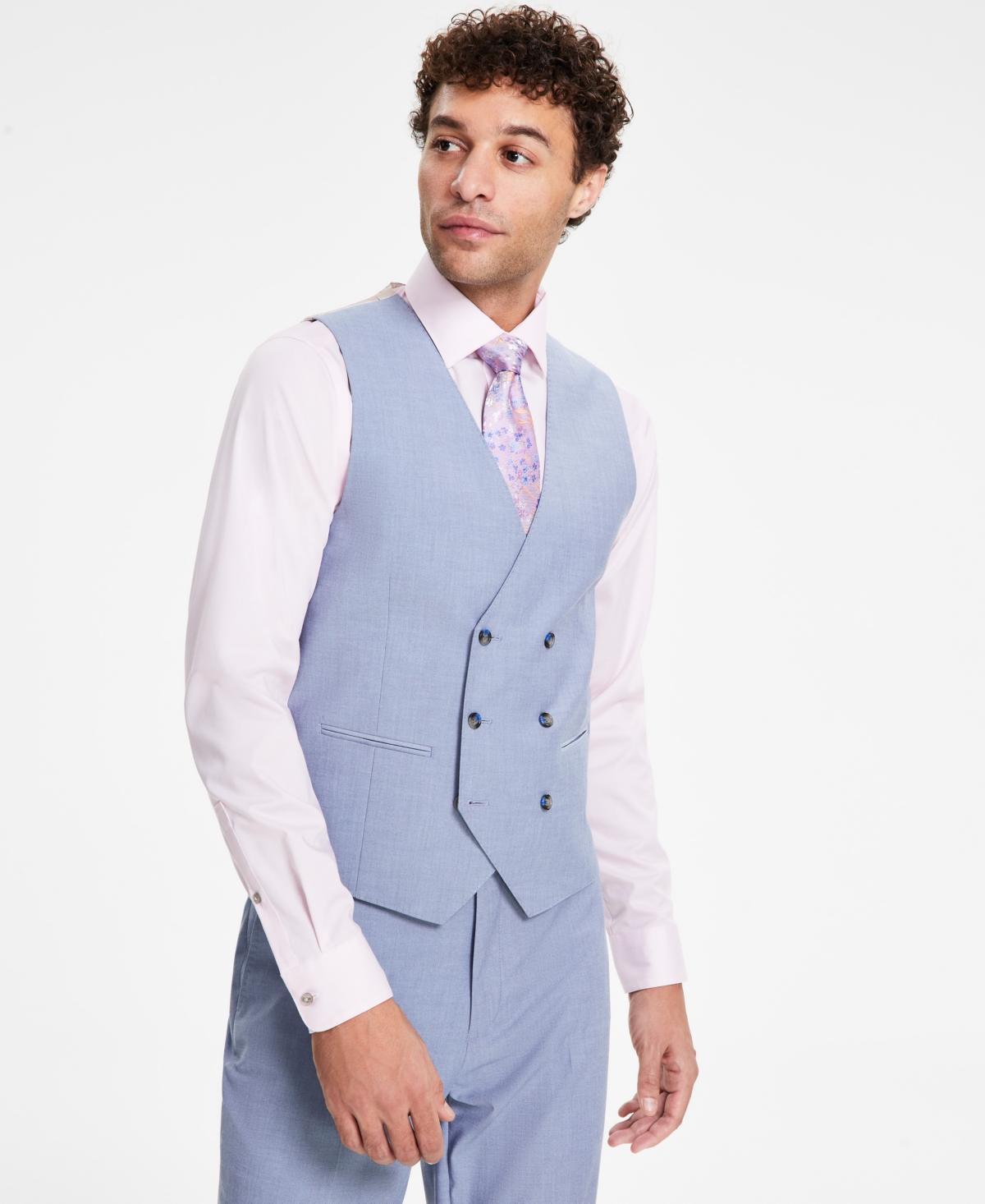 Men's Classic Fit Double-Breasted Suit Vest Product Image