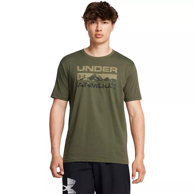 Mens Under Armour Stacked Logo Tee Product Image