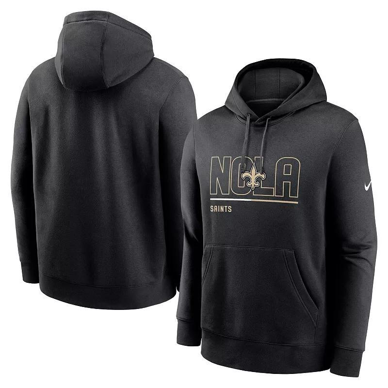 Mens Nike New Orleans Saints City Code Club Fleece Pullover Hoodie Product Image