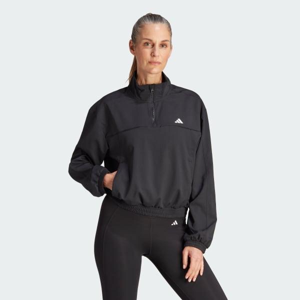 AEROREADY Train Essentials Woven Quarter-Zip Track Jacket Product Image