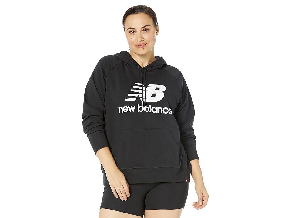 New Balance Plus Size Essentials Pullover Hoodie Women's Clothing Product Image