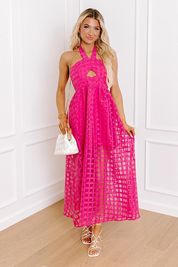 Patio Margs Gingham Maxi Dress product image