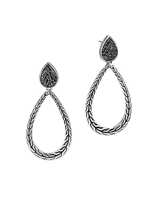 John Hardy Classic Chain Sterling Silver Drop Earrings Product Image