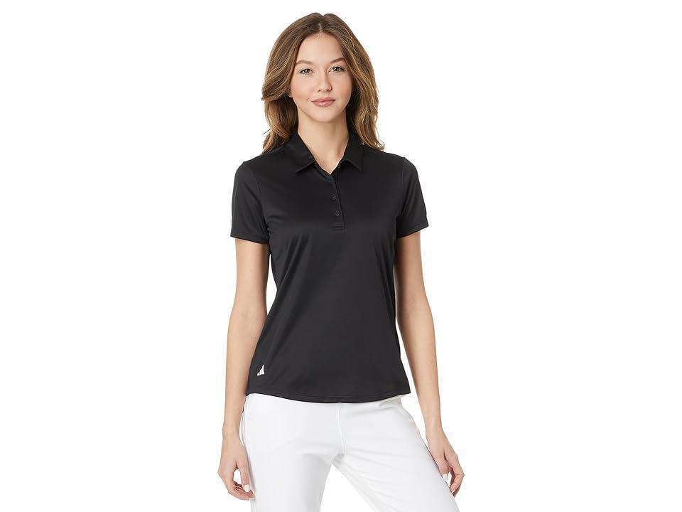 adidas Golf Performance Solid Short Sleeve Golf Polo Shirt Women's Clothing Product Image