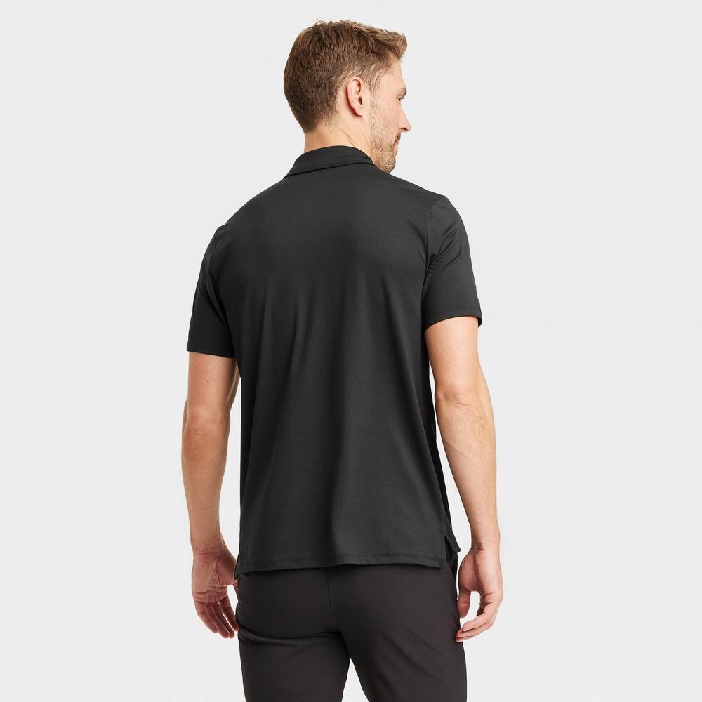 Mens Jersey Polo Shirt - All In Motion Black Onyx M Product Image