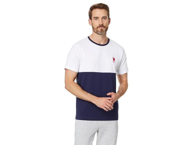 U.S. POLO ASSN. Short Sleeve Colorblock Crew Neck Jersey Tee Shirt Men's T Shirt Product Image