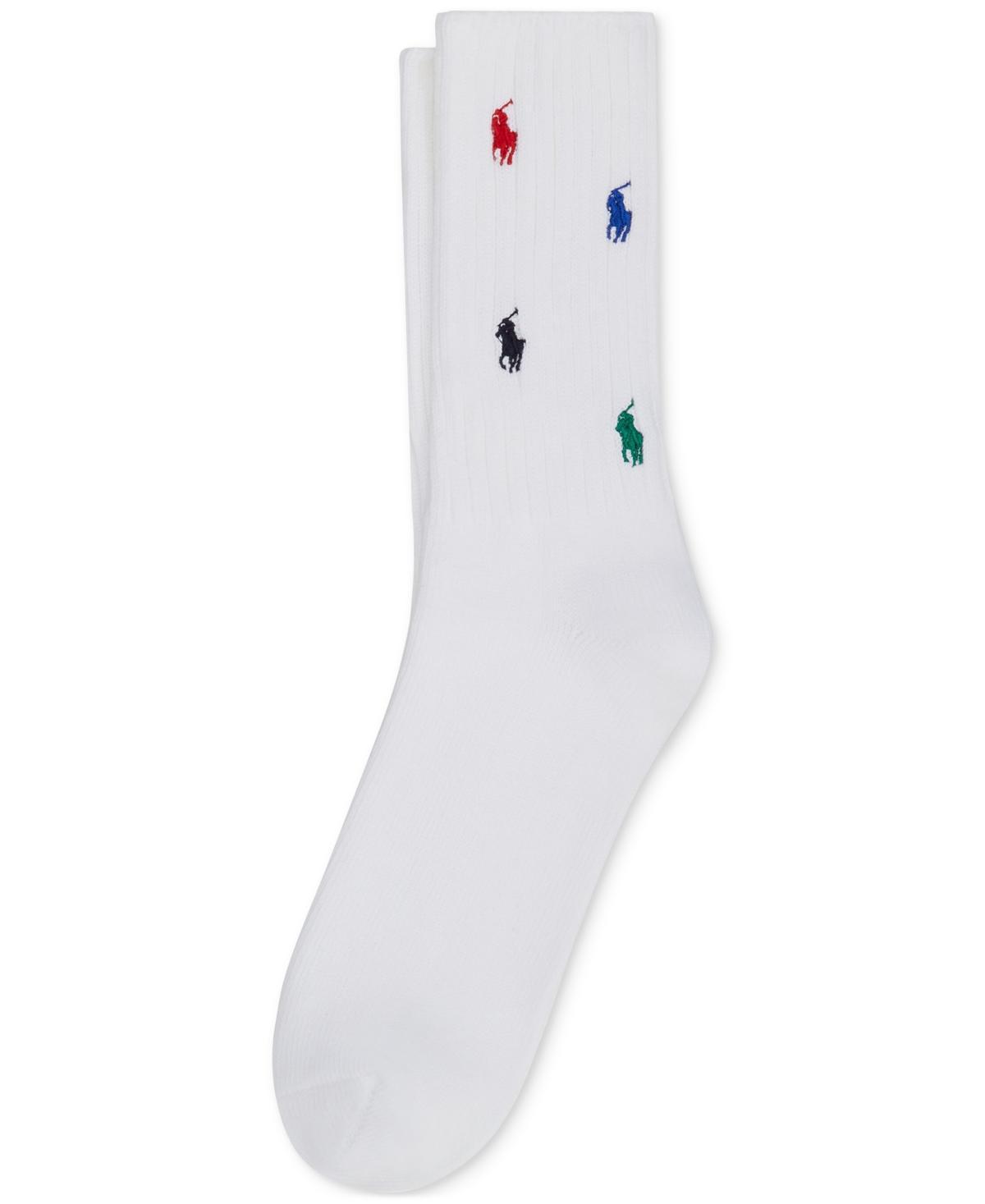 Polo Ralph Lauren Mens Rainbow Pony Crew Socks Product Image