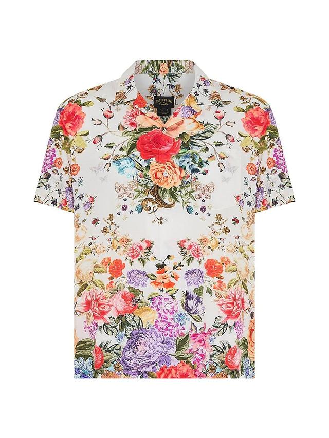 Mens Floral Camp Shirt Product Image