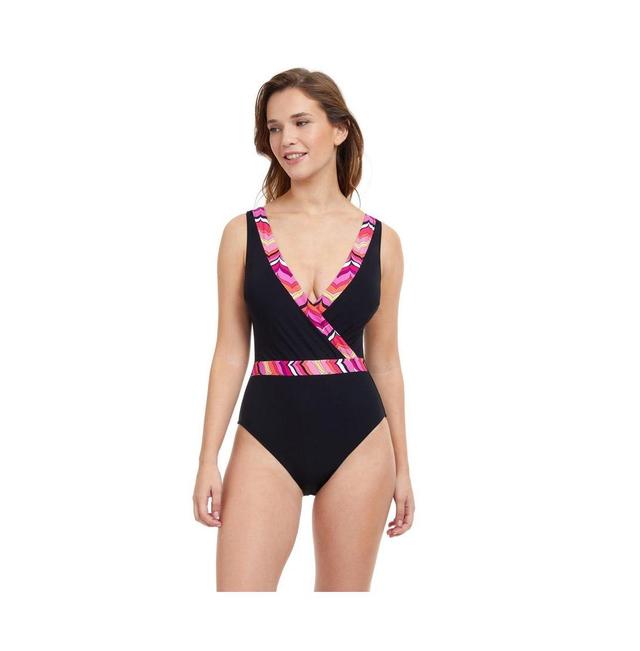 Palm Springs V-Neck One Piece Swimsuit Product Image