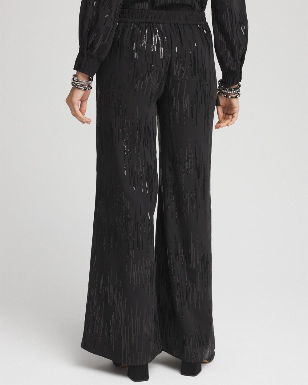 Sequin Wide Leg Pants Product Image