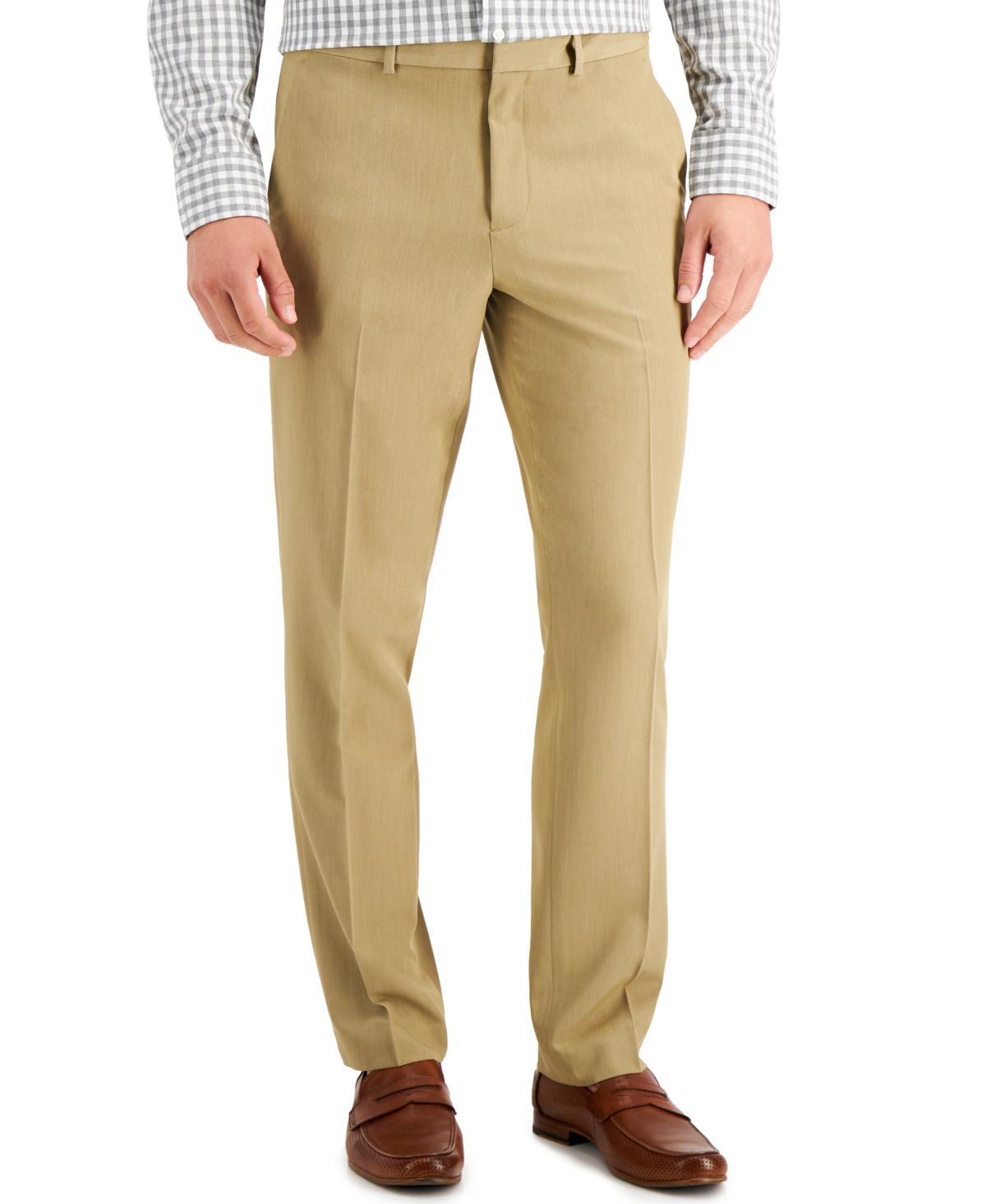 Perry Ellis Portfolio Mens Modern-Fit Stretch Solid Resolution Pants Product Image