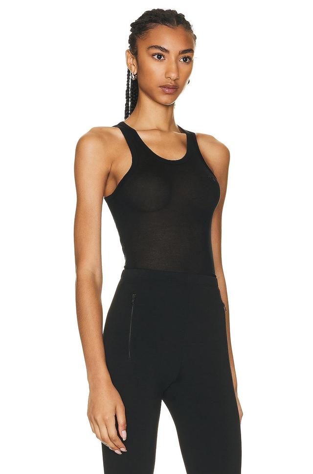 Coperni Lightweight Logo Tank Top in Black Product Image