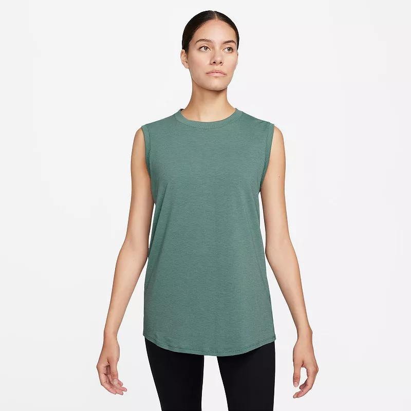 Womens Nike One Relaxed Crewneck Dri-FIT Tank Top Product Image