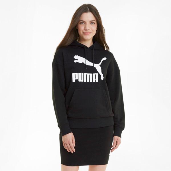 PUMA Classics Logo Women's Hoodie Product Image