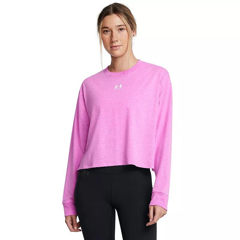 Womens UA Rival Boxy Long Sleeve Product Image