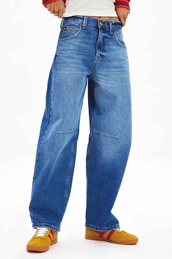 BDG Logan Buckle Baggy Barrel Jean Womens at Urban Outfitters Product Image