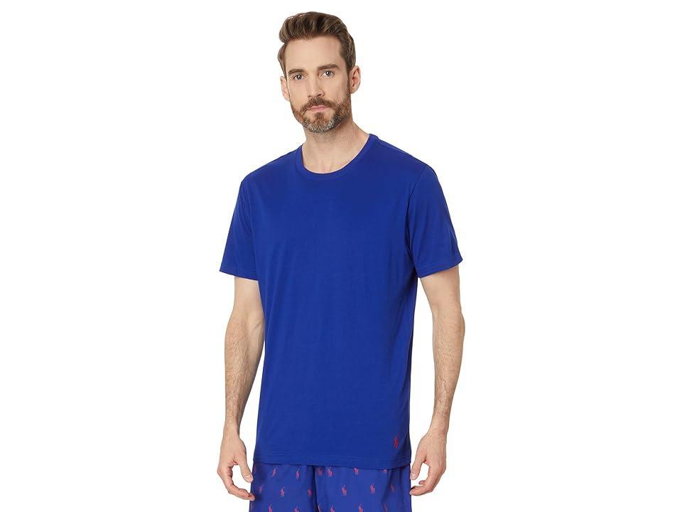 Polo Ralph Lauren Classic Fit Cotton Woven Boxer Short Sleeve Crew Set (Heritage Royal/Red PP) Men's Underwear Product Image