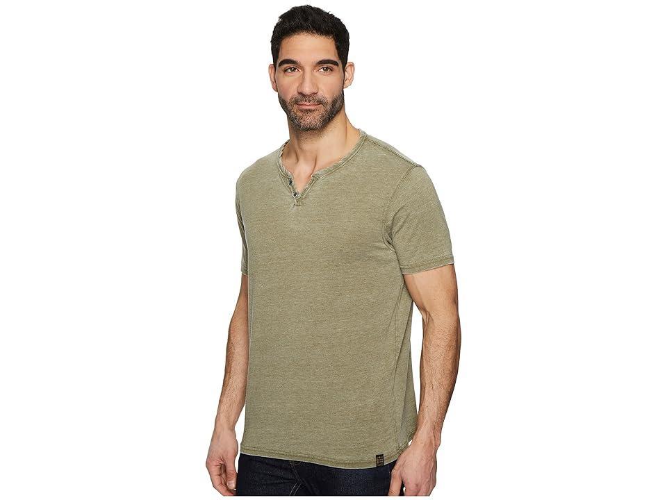 Lucky Brand Button Notch Neck T-Shirt Product Image