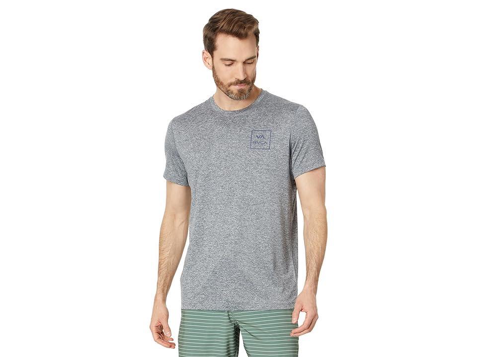 RVCA RVCA Short Sleeve Surf Shirt (Athletic Heather) Swimwear Product Image