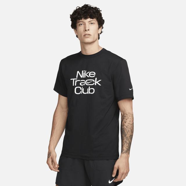 Nike Mens Track Club Dri-FIT Short-Sleeve Running Top Product Image