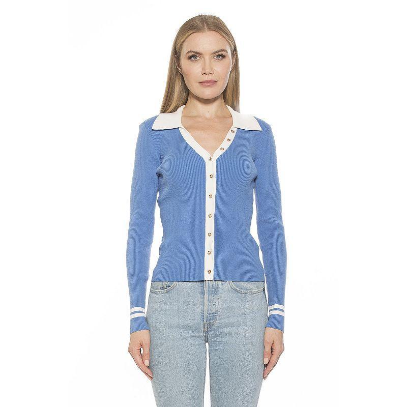 Womens ALEXIA ADMOR Charlie Collared Button Down Cardigan Product Image