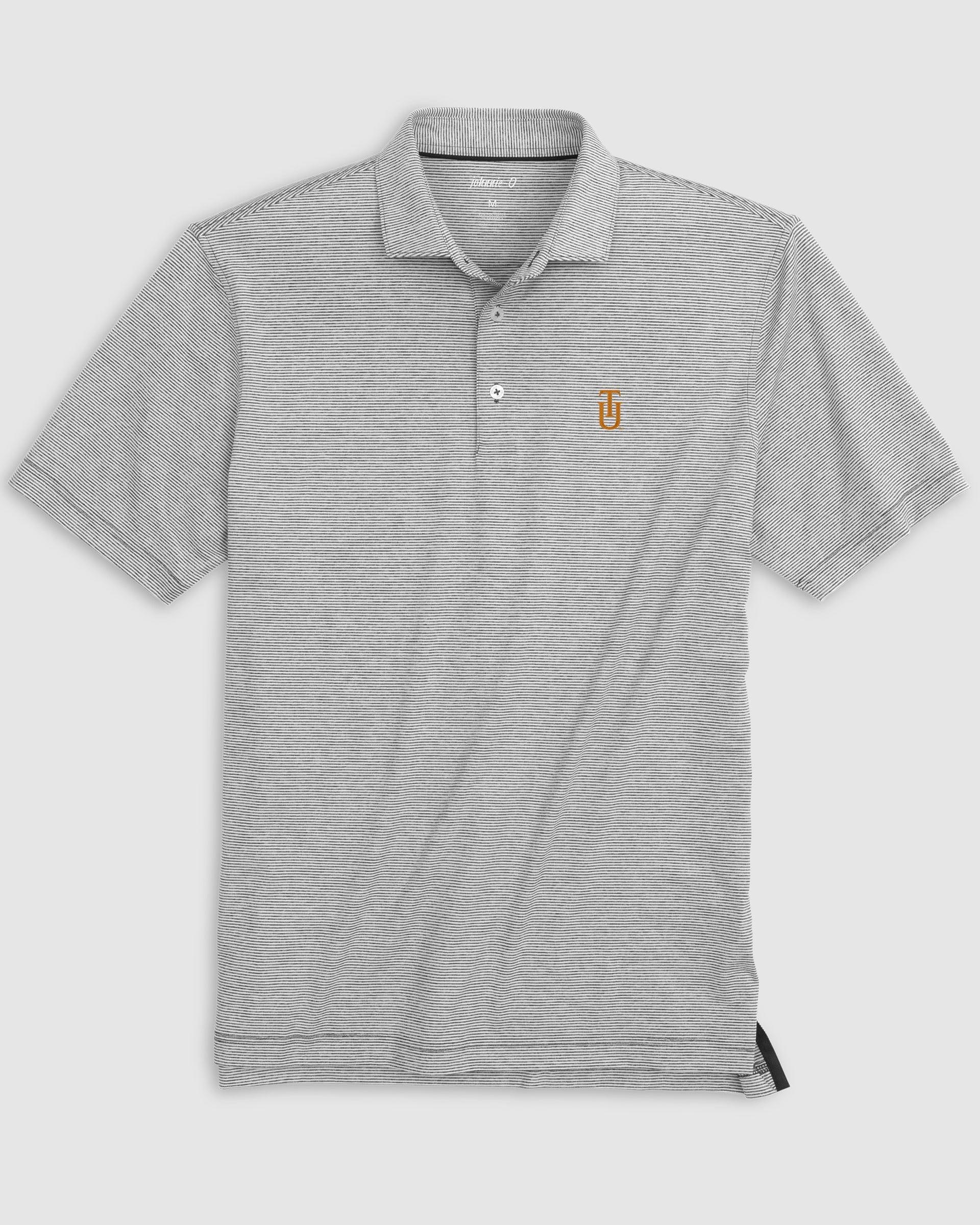 Tuskegee Lyndonn Striped Jersey Performance Polo Product Image