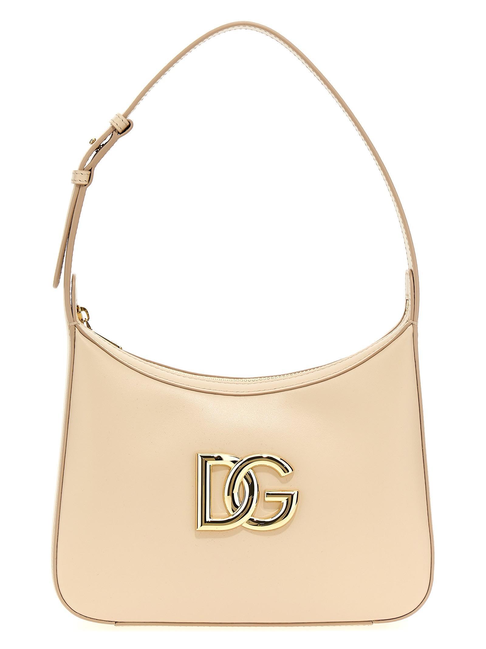 Women's 3.5 Moon Shoulder Bag In Beige Product Image