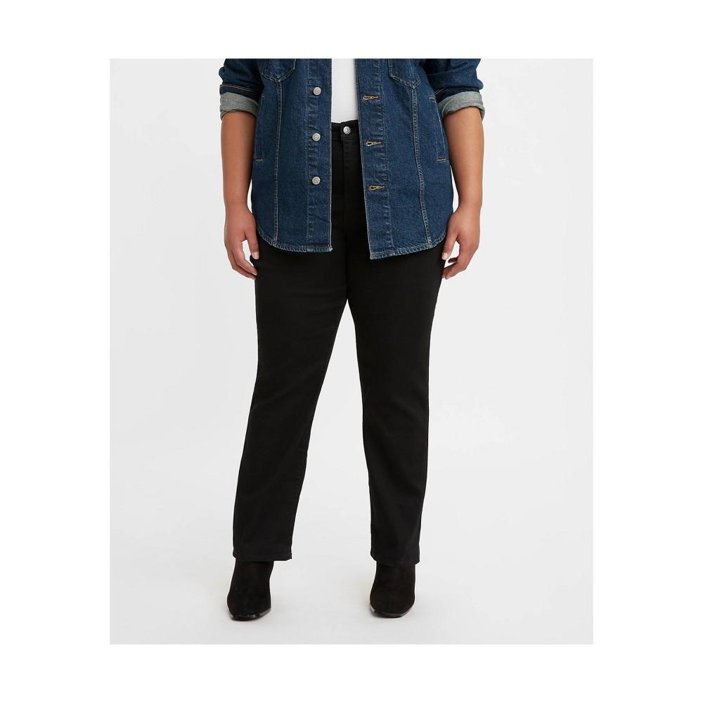 Levis Plus Size 724 High Waisted Straight Leg Denim Jeans Product Image