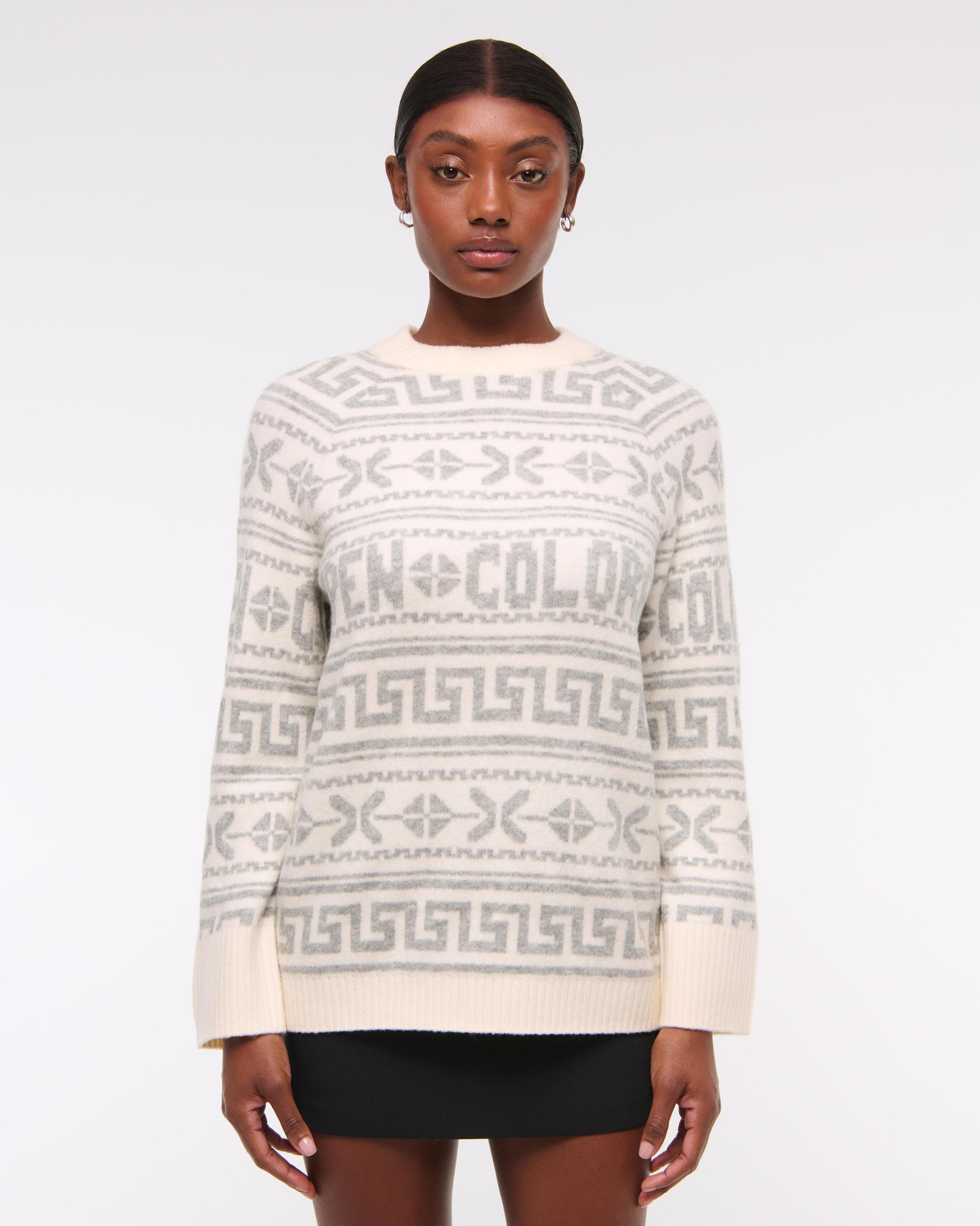 Relaxed Lounge Fairisle Crew Sweater Product Image