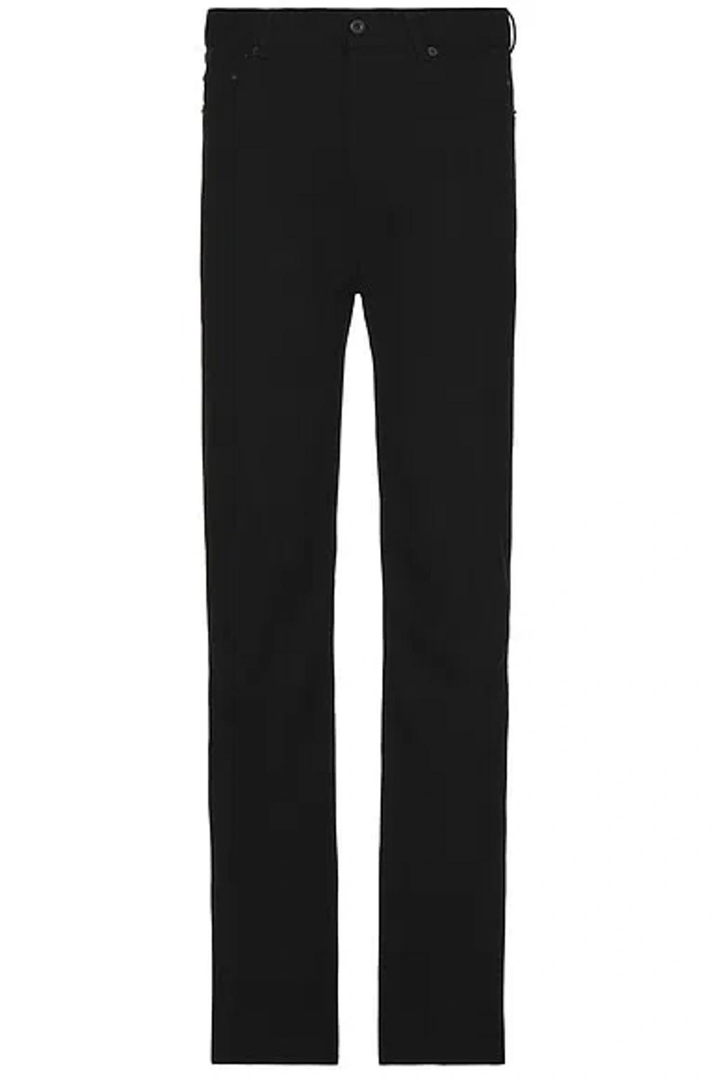 RICK OWENS Black Jim Cut Jeans Product Image