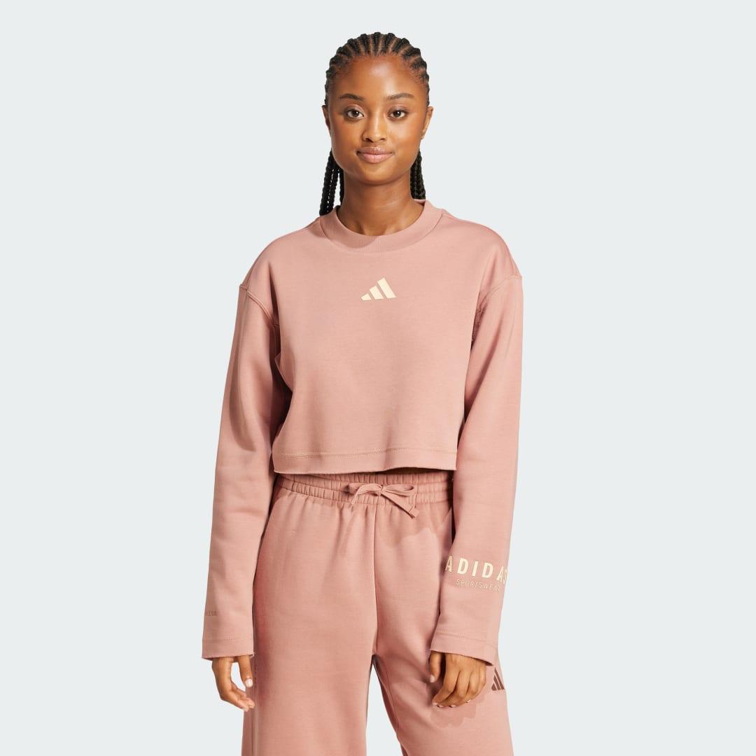 ALL SZN Crop Graphic Sweatshirt product image