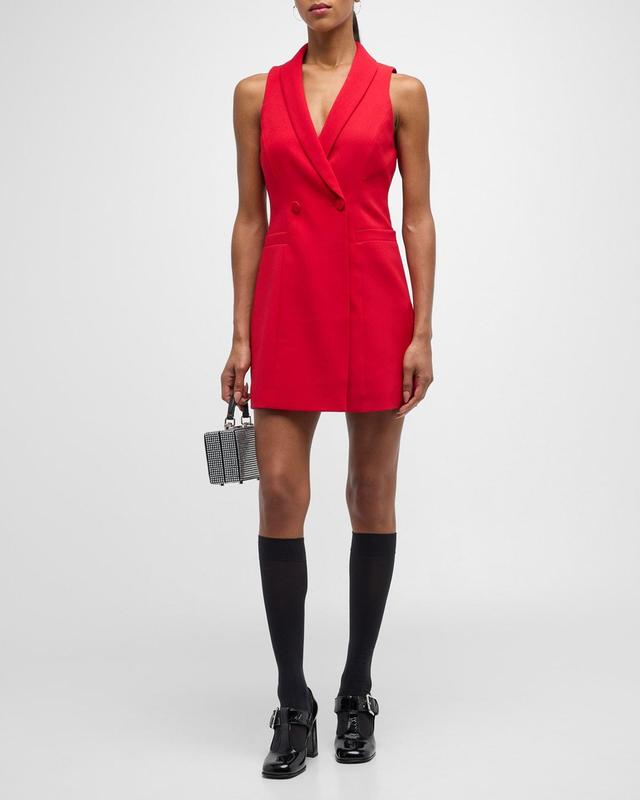 Alice + Olivia Latoya Sleeveless Blazer Minidress Product Image