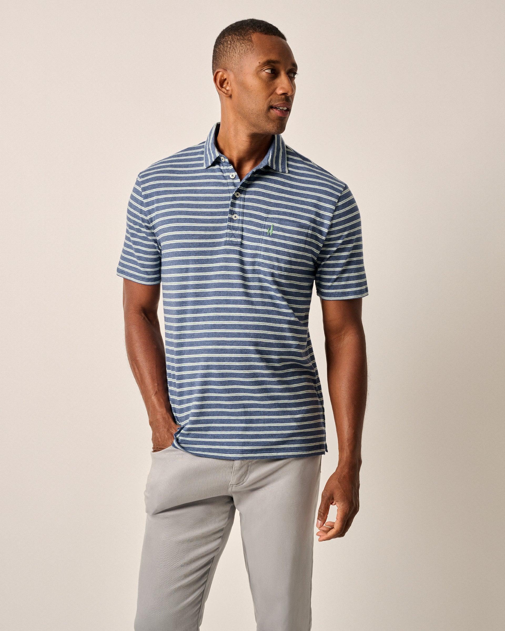 Original 4-Button Polo - Matthis Stripe Male Product Image