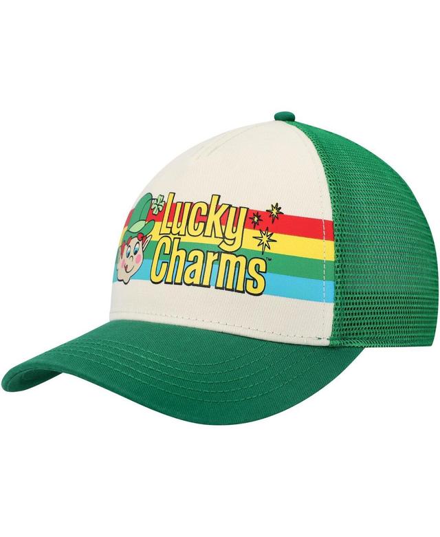 Mens American Needle Cream Lucky Charms Sinclair Snapback Hat - Cream Product Image