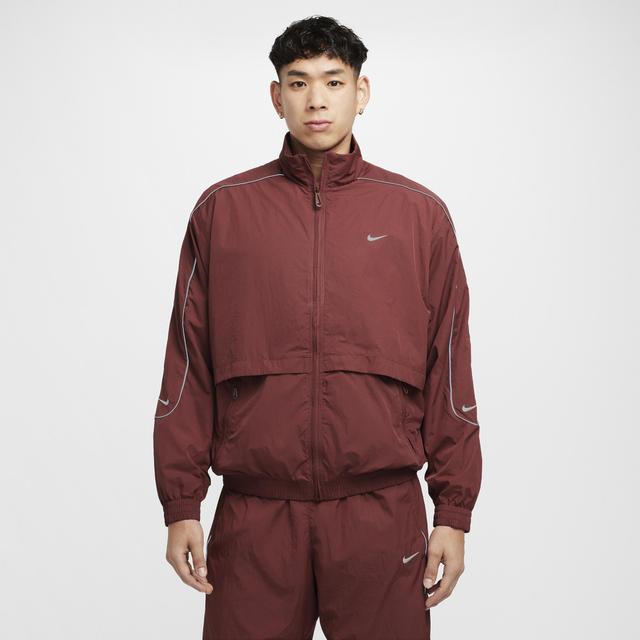 Men's Nike Sportswear Solo Swoosh Woven Track Jacket Product Image